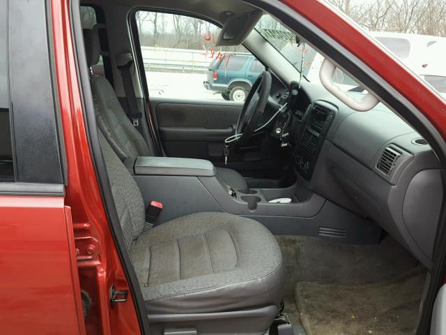 1FMZU72K33UB32293 - 2003 FORD EXPLORER X RED photo 5