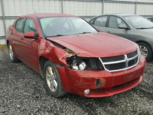 1B3CC5FB2AN231790 - 2010 DODGE AVENGER R/ BURGUNDY photo 1