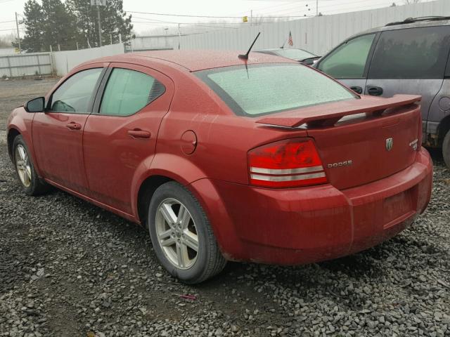 1B3CC5FB2AN231790 - 2010 DODGE AVENGER R/ BURGUNDY photo 3