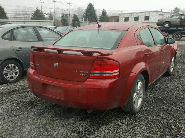 1B3CC5FB2AN231790 - 2010 DODGE AVENGER R/ BURGUNDY photo 4