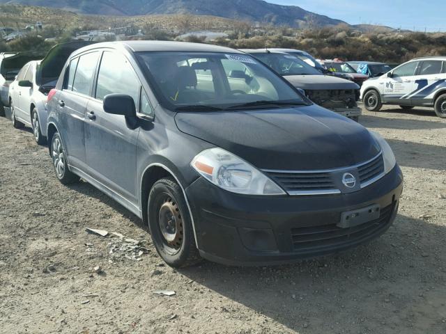 3N1BC13E87L382355 - 2007 NISSAN VERSA S BLACK photo 1