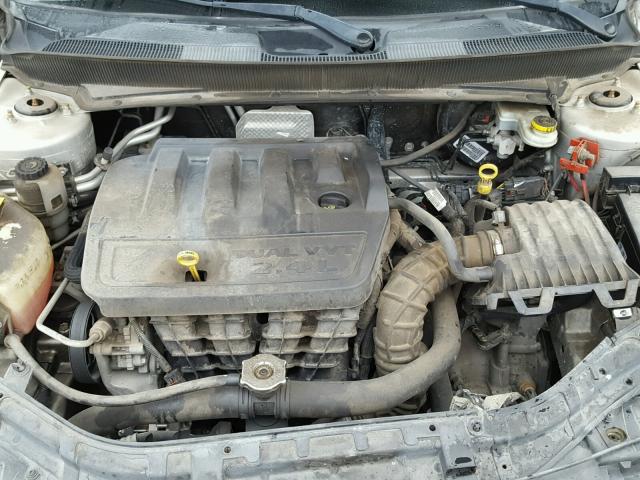 1C3LC45K48N212117 - 2008 CHRYSLER SEBRING BLACK photo 7