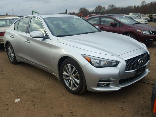 JN1BV7AR4FM392310 - 2015 INFINITI Q50 BASE SILVER photo 1