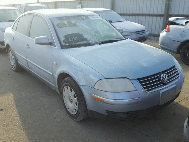 WVWPD63B42P447895 - 2002 VOLKSWAGEN PASSAT GLS BLUE photo 1