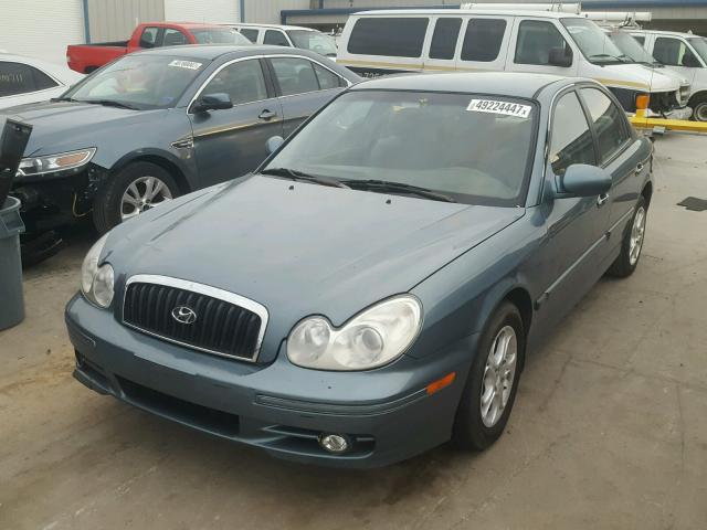 KMHWF25S85A162597 - 2005 HYUNDAI SONATA GL BLUE photo 2