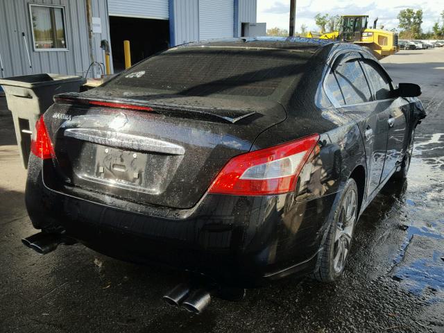 1N4AA5AP2CC853860 - 2012 NISSAN MAXIMA S BLACK photo 4