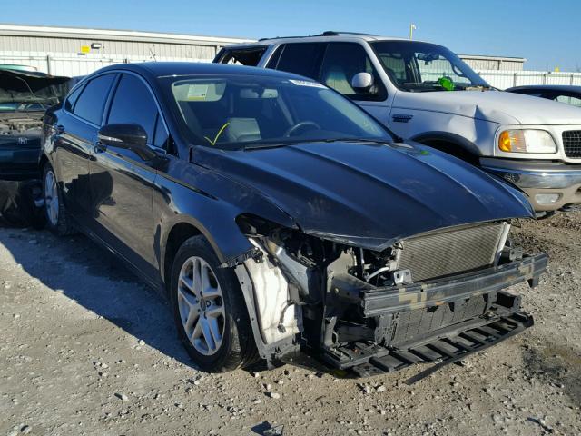 3FA6P0HD6ER286138 - 2014 FORD FUSION SE BLACK photo 1