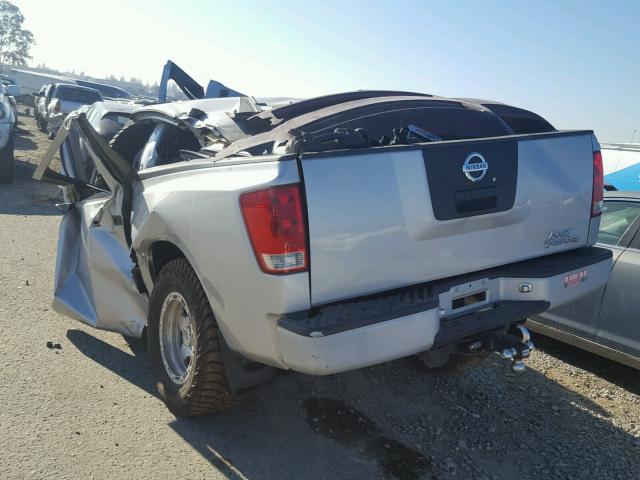 1N6AA07B86N521517 - 2006 NISSAN TITAN XE SILVER photo 3