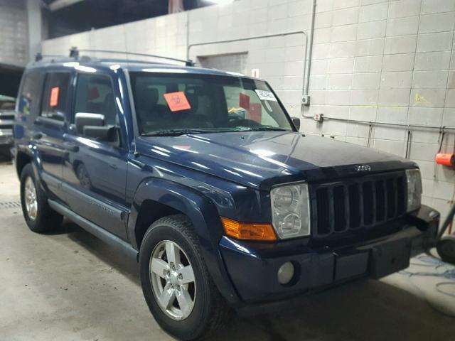 1J8HG48N16C228871 - 2006 JEEP COMMANDER BLUE photo 1