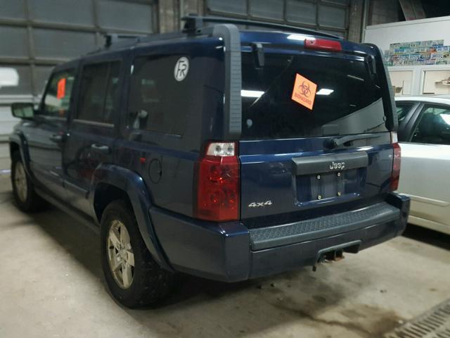 1J8HG48N16C228871 - 2006 JEEP COMMANDER 蓝色 照片 3
