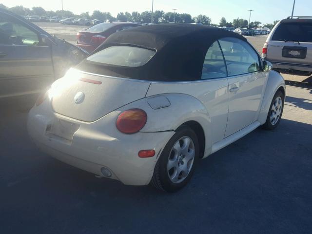 3VWCK21Y53M309517 - 2003 VOLKSWAGEN NEW BEETLE 奶油色 照片 4