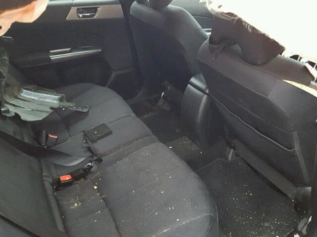 JF2SHCDC9BH745018 - 2011 SUBARU FORESTER 2 CHARCOAL photo 6