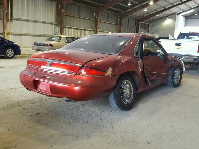 1LNFM91V2WY677098 - 1998 LINCOLN MARK VIII RED photo 4