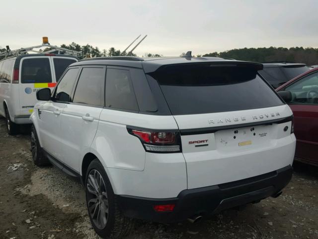 SALWR2EF1GA102364 - 2016 LAND ROVER RANGE ROVE WHITE photo 3