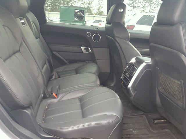 SALWR2EF1GA102364 - 2016 LAND ROVER RANGE ROVE WHITE photo 6