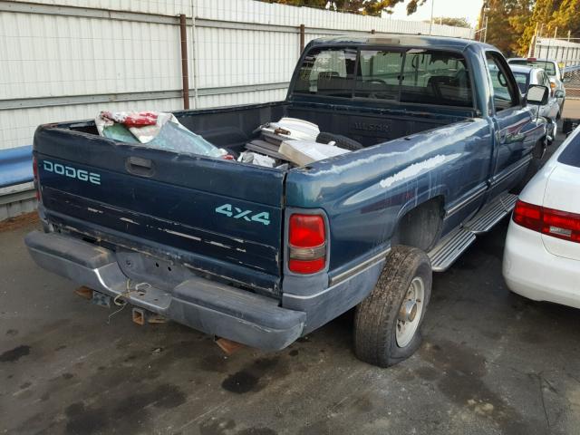 1B7KF26W7SS301080 - 1995 DODGE RAM 2500 GREEN photo 4