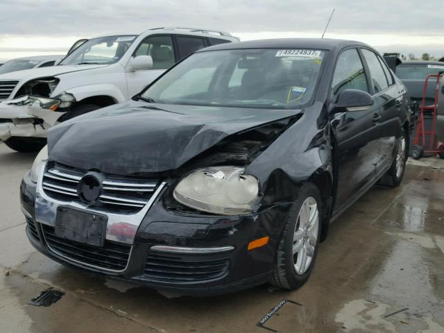 3VWEF81K17M054883 - 2007 VOLKSWAGEN JETTA WOLF BLACK photo 2