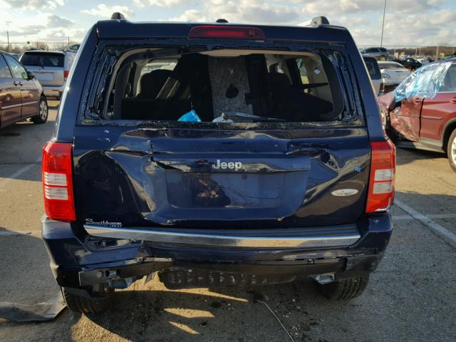 1C4NJPFA7GD787706 - 2016 JEEP PATRIOT LA BLUE photo 9