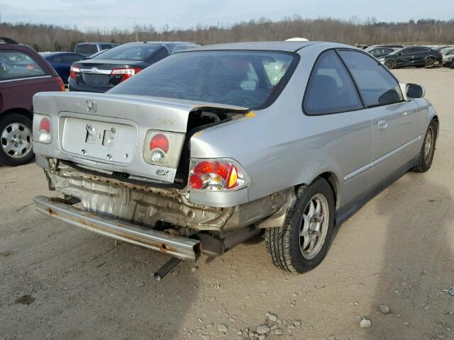 1HGEJ8148YL062535 - 2000 HONDA CIVIC EX SILVER photo 4