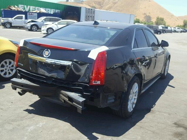 1G6DA5E5XC0155260 - 2012 CADILLAC CTS BLACK photo 4