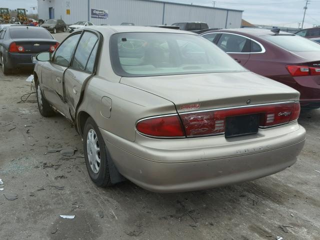 2G4WS52J911215935 - 2001 BUICK CENTURY CU BEIGE photo 3