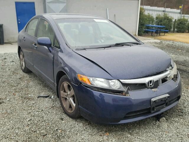 1HGFA16806L075316 - 2006 HONDA CIVIC EX BLUE photo 1