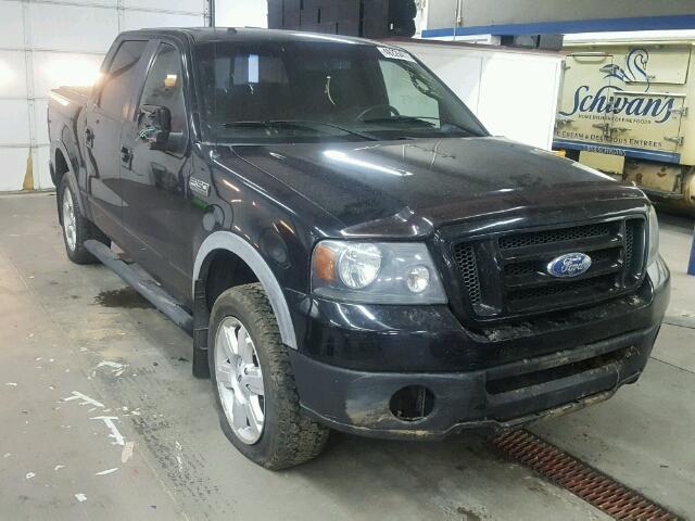 1FTPW14V48FA26246 - 2008 FORD F150 SUPER BLACK photo 1