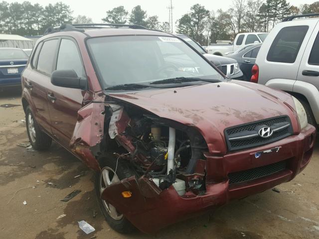 KM8JM12B76U447841 - 2006 HYUNDAI TUCSON GL MAROON photo 1