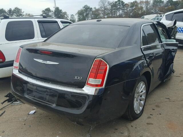 2C3CA4CG1BH526294 - 2011 CHRYSLER 300 BLACK photo 4