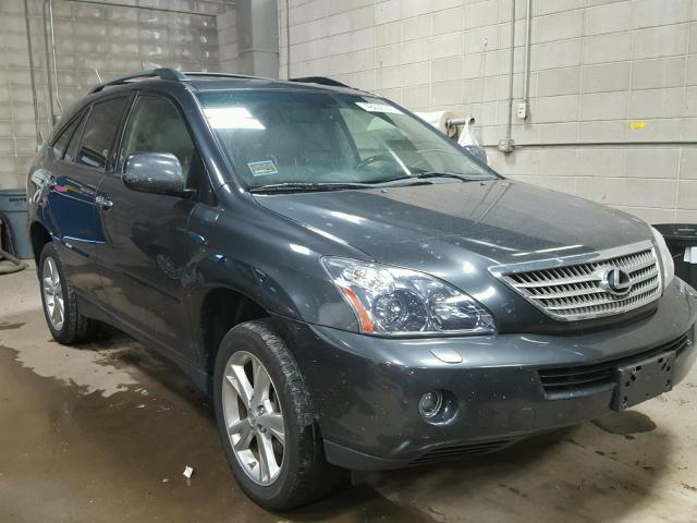 JTJHW31U382858404 - 2008 LEXUS RX 400H GRAY photo 1