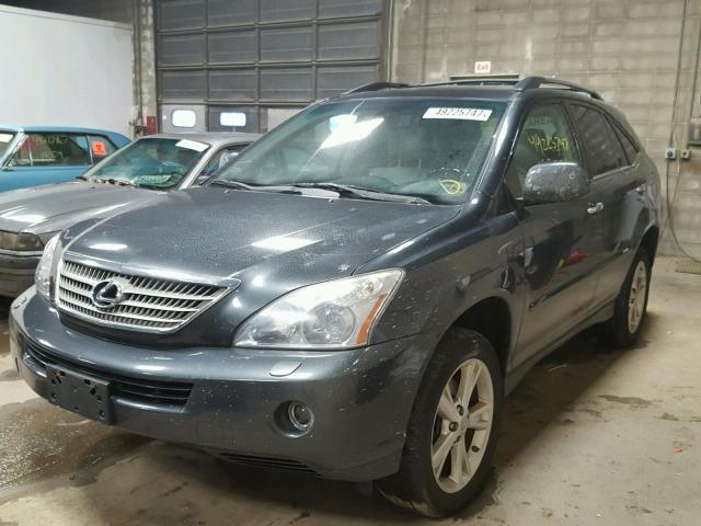 JTJHW31U382858404 - 2008 LEXUS RX 400H GRAY photo 2