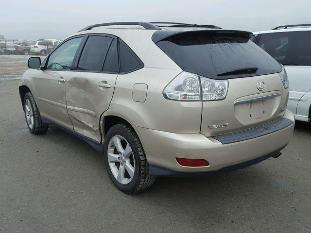 2T2GA31U95C030962 - 2005 LEXUS RX 330 BEIGE photo 3