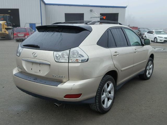 2T2GA31U95C030962 - 2005 LEXUS RX 330 BEIGE photo 4