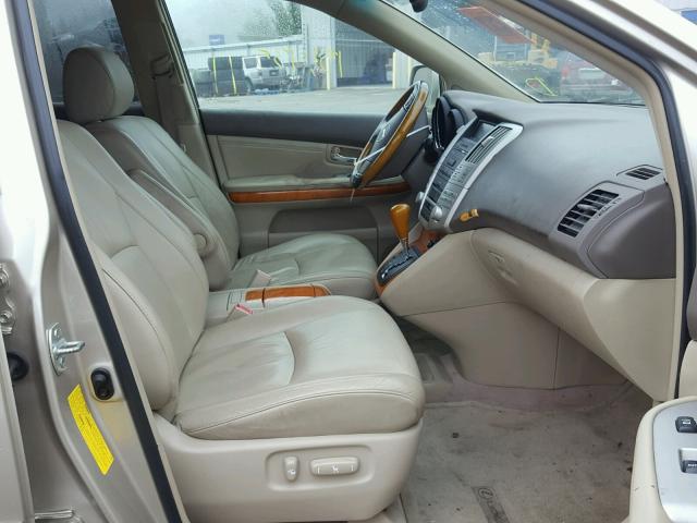 2T2GA31U95C030962 - 2005 LEXUS RX 330 BEIGE photo 5