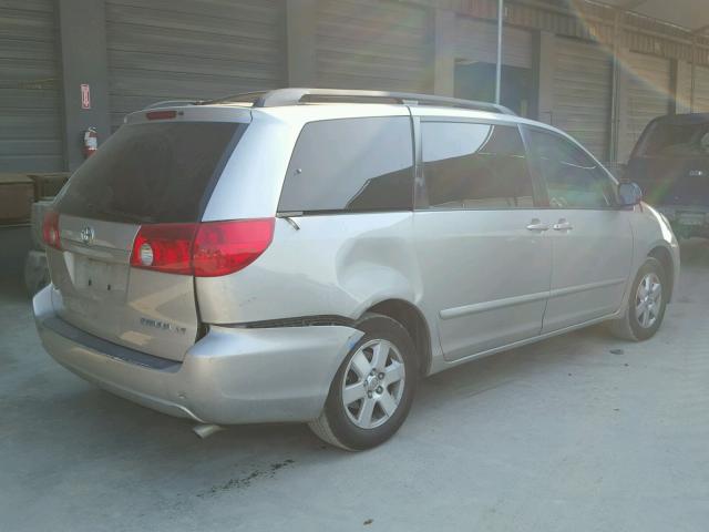 5TDZA23C46S527714 - 2006 TOYOTA SIENNA LE GRAY photo 4