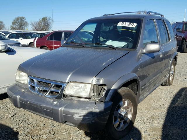 KNDJB723215065581 - 2001 KIA SPORTAGE GRAY photo 2