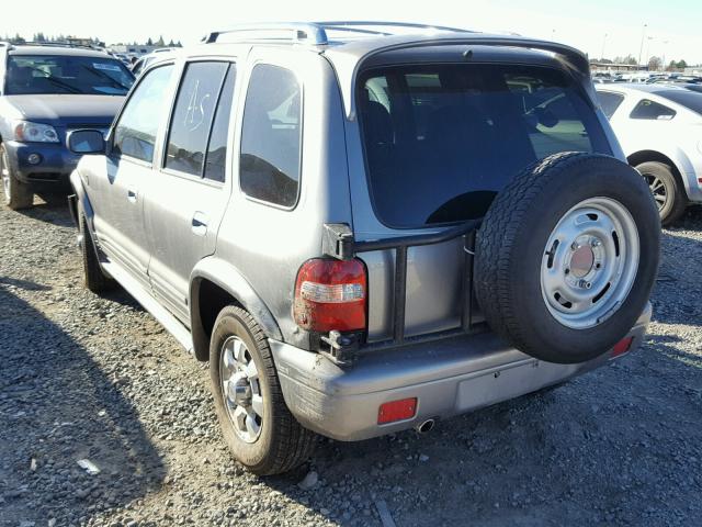 KNDJB723215065581 - 2001 KIA SPORTAGE GRAY photo 3