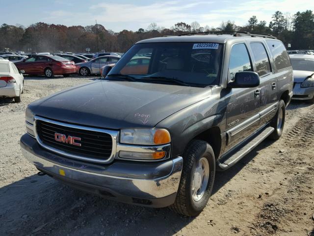 3GKFK16T81G130637 - 2001 GMC YUKON XL K GRAY photo 2