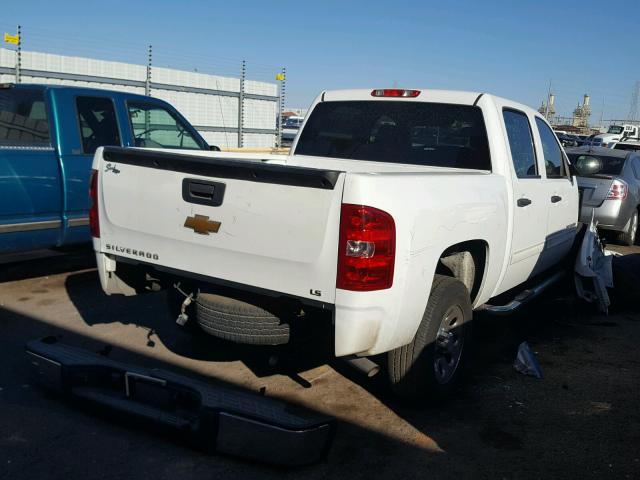 3GCPCREA8CG191601 - 2012 CHEVROLET SILVERADO WHITE photo 4