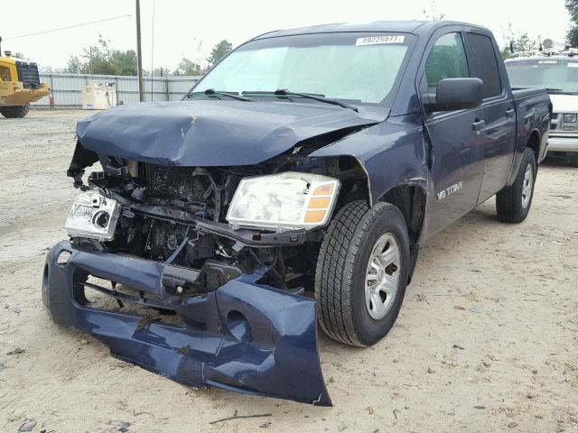 1N6BA07A17N212484 - 2007 NISSAN TITAN XE BLUE photo 2