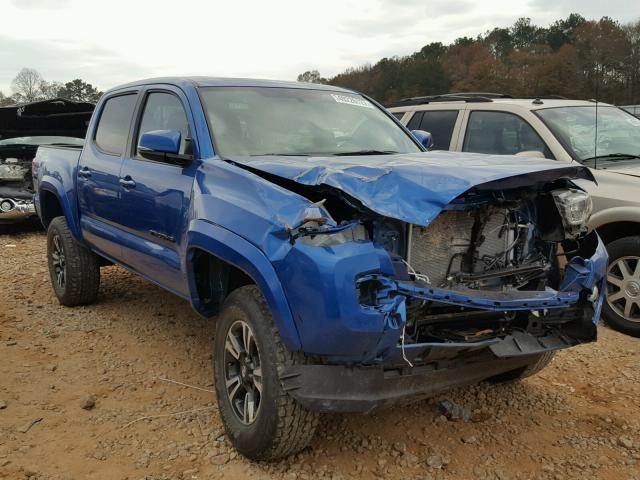 5TFCZ5AN5HX095331 - 2017 TOYOTA TACOMA DOU BLUE photo 1