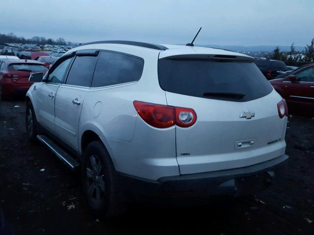 1GNKVJED5BJ340244 - 2011 CHEVROLET TRAVERSE L WHITE photo 3