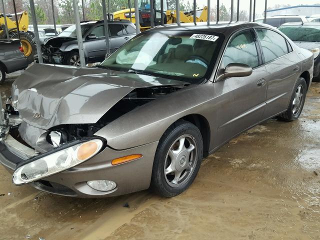 1G3GS64C314107327 - 2001 OLDSMOBILE AURORA 4.0 BROWN photo 2