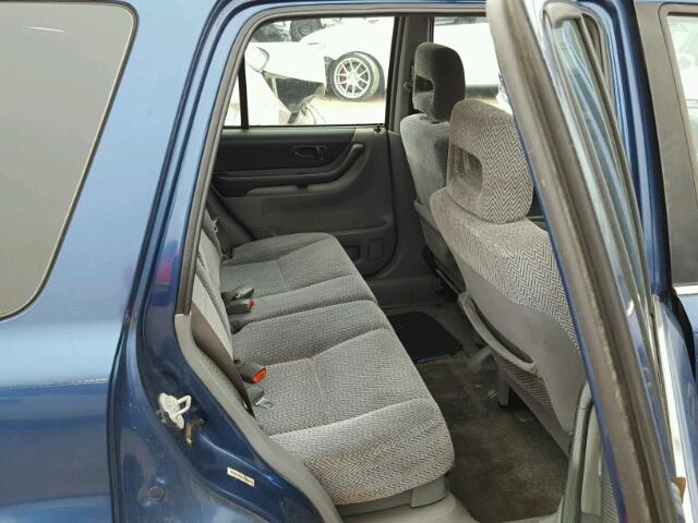 JHLRD2840WC016580 - 1998 HONDA CR-V LX BLUE photo 6