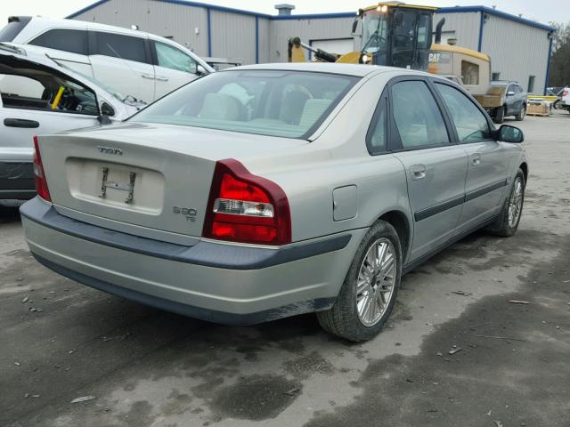 YV1TS90D811207496 - 2001 VOLVO S80 T6 SILVER photo 4