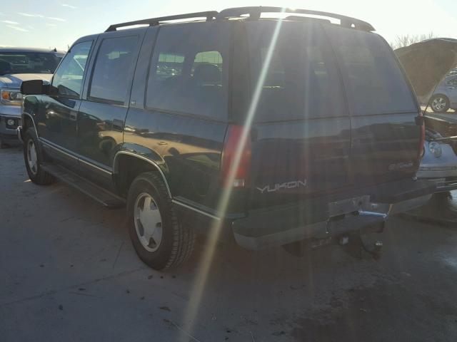 1GKEK13R8VJ730843 - 1997 GMC YUKON GREEN photo 3