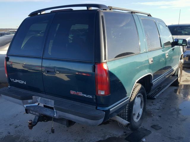 1GKEK13R8VJ730843 - 1997 GMC YUKON GREEN photo 4