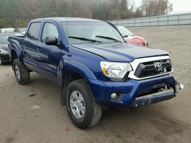 5TFLU4EN9FX121235 - 2015 TOYOTA TACOMA DOU BLUE photo 1