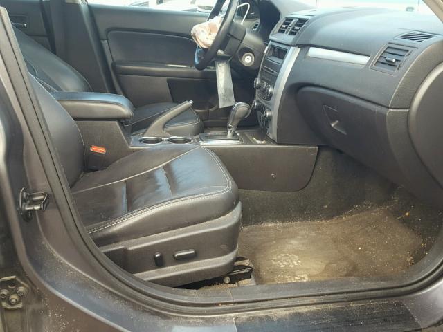 3FAHP0CG5CR342514 - 2012 FORD FUSION SEL GRAY photo 5