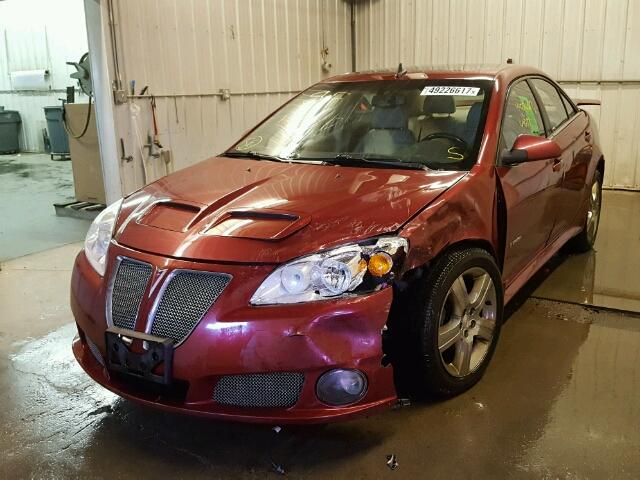 1G2ZM577484183262 - 2008 PONTIAC G6 GXP RED photo 2